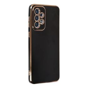 Newface Samsung Galaxy A73 5G Volet Silikon Siyah Cep Telefonu Kılıfı
