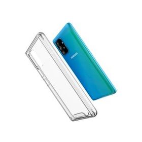 Newface Samsung Galaxy A91 / S10 Lite Lüx Şeffaf Silikon Cep Telefonu Kılıfı