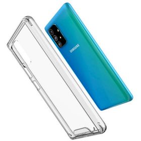 Newface Samsung Galaxy A91 / S10 Lite Lüx Şeffaf Silikon Cep Telefonu Kılıfı
