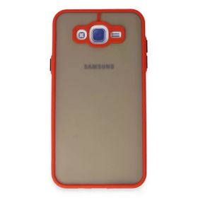 Newface Samsung Galaxy J7 Montreal Silikon Kapak Kırmızı Cep Telefonu Kılıfı