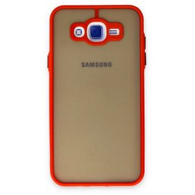 Newface Samsung Galaxy J7 Montreal Silikon Kapak Kırmızı Cep Telefonu Kılıfı