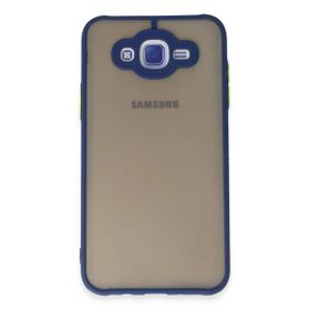 Newface Samsung Galaxy J7 Montreal Silikon Kapak Lacivert Cep Telefonu Kılıfı