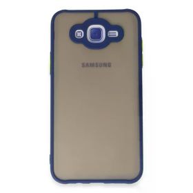 Newface Samsung Galaxy J7 Montreal Silikon Kapak Lacivert Cep Telefonu Kılıfı