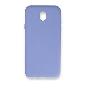 Newface Samsung Galaxy J7 Pro / J730 Nano İçi Kadife Silikon Lila Cep Telefonu Kılıfı