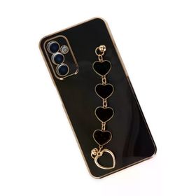 Newface Samsung Galaxy M23 Esila Silikon Siyah Cep Telefonu Kılıfı