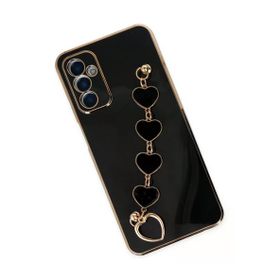 Newface Samsung Galaxy M23 Esila Silikon Siyah Cep Telefonu Kılıfı