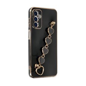 Newface Samsung Galaxy M23 Esila Silikon Siyah Cep Telefonu Kılıfı
