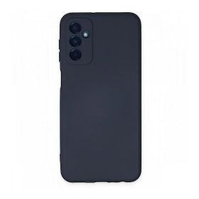Newface Samsung Galaxy M23 Nano İçi Kadife Silikon Lacivert Cep Telefonu Kılıfı