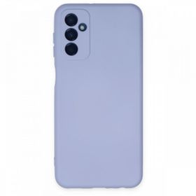 Newface Samsung Galaxy M23 Nano İçi Kadife Silikon Lila Cep Telefonu Kılıfı