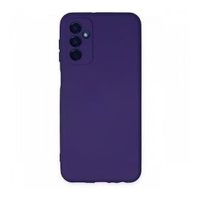 Newface Samsung Galaxy M23 Nano İçi Kadife Silikon Mor Cep Telefonu Kılıfı