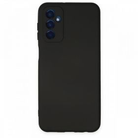 Newface Samsung Galaxy M23 Nano İçi Kadife Silikon Siyah Cep Telefonu Kılıfı
