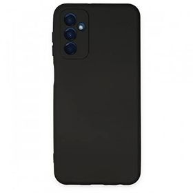 Newface Samsung Galaxy M23 Nano İçi Kadife Silikon Siyah Cep Telefonu Kılıfı