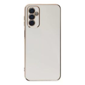 Newface Samsung Galaxy M23 Volet Silikon Beyaz Cep Telefonu Kılıfı