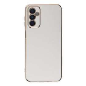 Newface Samsung Galaxy M23 Volet Silikon Beyaz Cep Telefonu Kılıfı
