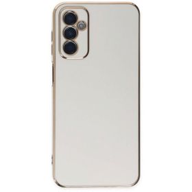 Newface Samsung Galaxy M23 Volet Silikon Beyaz Cep Telefonu Kılıfı