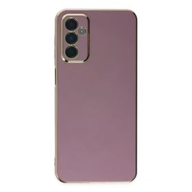 Newface Samsung Galaxy M23 Volet Silikon Mor Cep Telefonu Kılıfı