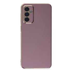 Newface Samsung Galaxy M23 Volet Silikon Mor Cep Telefonu Kılıfı