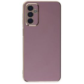 Newface Samsung Galaxy M23 Volet Silikon Mor Cep Telefonu Kılıfı