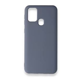 Newface Samsung Galaxy M31 Nano İçi Kadife Silikon Gri Cep Telefonu Kılıfı