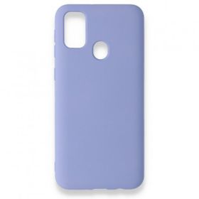 Newface Samsung Galaxy M31 Nano İçi Kadife Silikon Lila Cep Telefonu Kılıfı