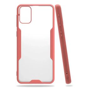 Newface Samsung Galaxy M31 Platin Silikon Pembe Cep Telefonu Kılıfı