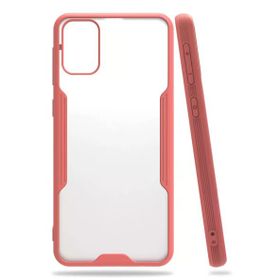 Newface Samsung Galaxy M31 Platin Silikon Pembe Cep Telefonu Kılıfı