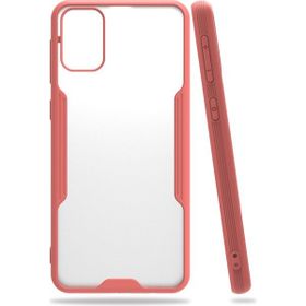 Newface Samsung Galaxy M31 Platin Silikon Pembe Cep Telefonu Kılıfı