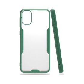 Newface Samsung Galaxy M31 Platin Silikon Yeşil Cep Telefonu Kılıfı
