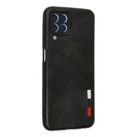 Newface Samsung Galaxy M33 Loop Deri Silikon - Siyah Kılıf