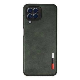 Newface Samsung Galaxy M33 Loop Deri Silikon - Yeşil Kılıf