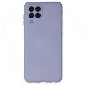 Newface Samsung Galaxy M33 Nano İçi Kadife Silikon Lila Cep Telefonu Kılıfı