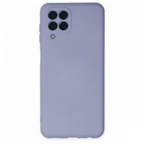 Newface Samsung Galaxy M33 Nano İçi Kadife Silikon Lila Cep Telefonu Kılıfı