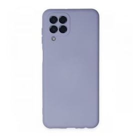 Newface Samsung Galaxy M33 Nano İçi Kadife Silikon Lila Cep Telefonu Kılıfı