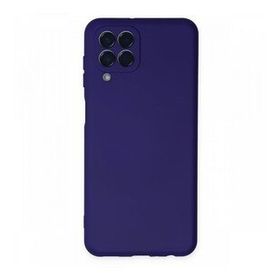 Newface Samsung Galaxy M33 Nano İçi Kadife Silikon Mor Cep Telefonu Kılıfı