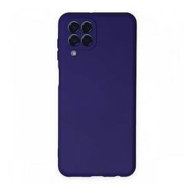 Newface Samsung Galaxy M33 Nano İçi Kadife Silikon Mor Cep Telefonu Kılıfı