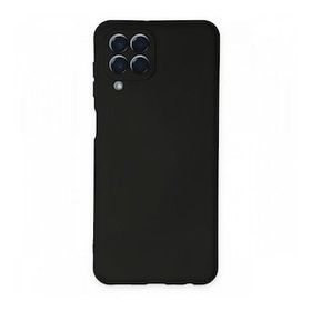 Newface Samsung Galaxy M33 Nano İçi Kadife Silikon Siyah Cep Telefonu Kılıfı