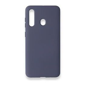 Newface Samsung Galaxy M40 Nano İçi Kadife Silikon Gri Cep Telefonu Kılıfı