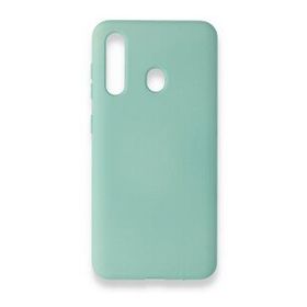 Newface Samsung Galaxy M40 Nano İçi Kadife Silikon Turkuaz Cep Telefonu Kılıfı