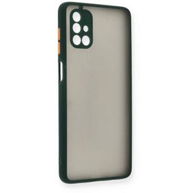 Newface Samsung Galaxy M51 Montreal Silikon Kapak Yeşil Cep Telefonu Kılıfı