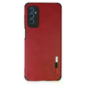 Newface Samsung Galaxy M52 5G Loop Deri Silikon Kırmızı Cep Telefonu Kılıfı