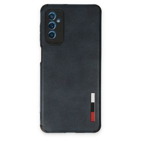 Newface Samsung Galaxy M52 5G Loop Deri Silikon - Lacivert Kılıf