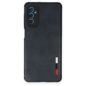 Newface Samsung Galaxy M52 5G Loop Deri Silikon - Lacivert Kılıf