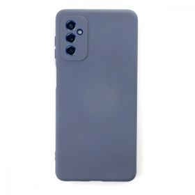 Newface Samsung Galaxy M52 5G Nano İçi Kadife Silikon Gri Cep Telefonu Kılıfı
