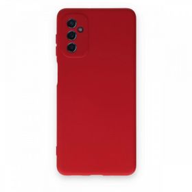 Newface Samsung Galaxy M52 5G Nano İçi Kadife Silikon Kırmızı Cep Telefonu Kılıfı