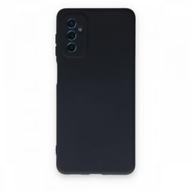 Newface Samsung Galaxy M52 5G Nano İçi Kadife Silikon Lacivert Cep Telefonu Kılıfı