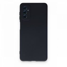 Newface Samsung Galaxy M52 5G Nano İçi Kadife Silikon Lacivert Cep Telefonu Kılıfı