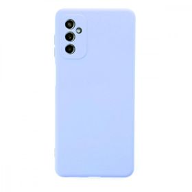 Newface Samsung Galaxy M52 5G Nano İçi Kadife Silikon Lila Cep Telefonu Kılıfı