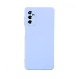 Newface Samsung Galaxy M52 5G Nano İçi Kadife Silikon Lila Cep Telefonu Kılıfı