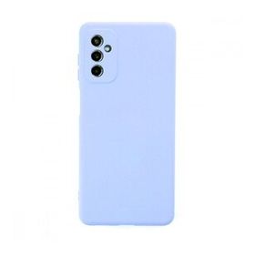 Newface Samsung Galaxy M52 5G Nano İçi Kadife Silikon Lila Cep Telefonu Kılıfı