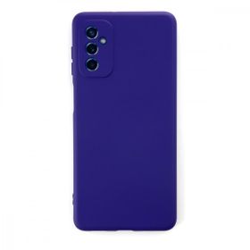 Newface Samsung Galaxy M52 5G Nano İçi Kadife Silikon Mor Cep Telefonu Kılıfı